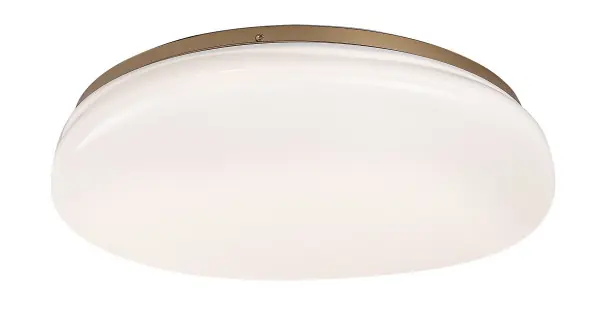 Biztonságos fizetés Rábalux Caliope arany fürdőszobai LED mennyezeti lámpa (RAB-75053) LED 1 izzós IP44