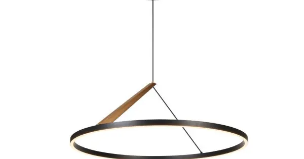 Biztonságos fizetés Rábalux Renara fekete/ arany LED függesztett lámpa (RAB-72352) LED 1 izzós IP20