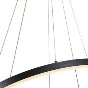 Vásárlói kedvenc Rábalux Isaure fekete LED függesztett lámpa (RAB-72305) LED 1 izzós IP20