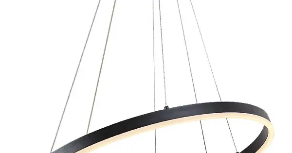 Vásárlói kedvenc Rábalux Isaure fekete LED függesztett lámpa (RAB-72305) LED 1 izzós IP20