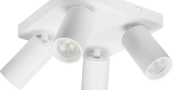 Rábalux Yorli fehér mennyezeti spotlámpa (RAB-73088) GU10 4 izzós IP20 Vedd meg most