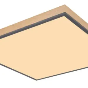 Ajánlat Globo Doro barna-fehér távirányítós LED mennyezeti lámpa (GLO-416080WD3) LED 1 izzós IP20