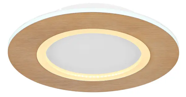 Kihagyhatatlan ajánlat Globo Clay fehér-barna LED mennyezeti lámpa (GLO-41767R) LED 1 izzós IP20