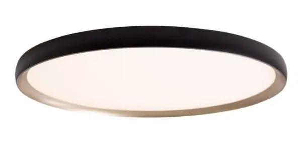 Vedd meg most Maxlight Vik fekete-arany LED mennyezeti lámpa (MAX-C0237) LED 1 izzós IP20