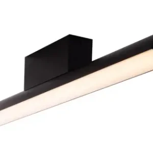 Legjobb ár Maxlight Tampa fekete fürdőszobai LED mennyezeti lámpa (MAX-C0241) LED 1 izzós IP44