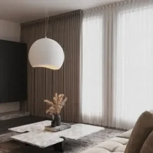 Újdonság Maxlight Pierre fehér függesztett lámpa (MAX-P0534) E27 1 izzós IP20