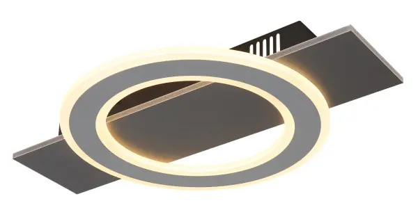 Kiárusítás Globo Jayden antracit-szürke LED mennyezeti lámpa (GLO-48034-18) LED 1 izzós IP20