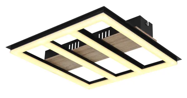 Globo Froomy fekete-opál LED mennyezeti lámpa (GLO-67291-18) LED 1 izzós IP20 Vedd meg online