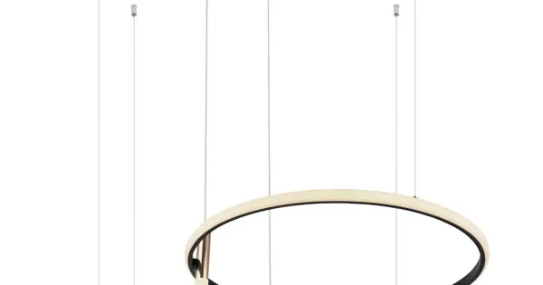 Globo Coco fekete-arany LED függesztett lámpa (GLO-67300H) LED 1 izzós IP20 Expressz kézbesítés