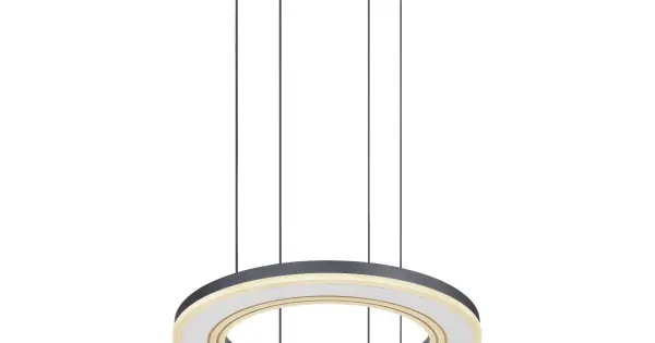 Kiárusítás Globo Blasius fekete-opál LED függesztett lámpa (GLO-67191-50) LED 1 izzós IP20