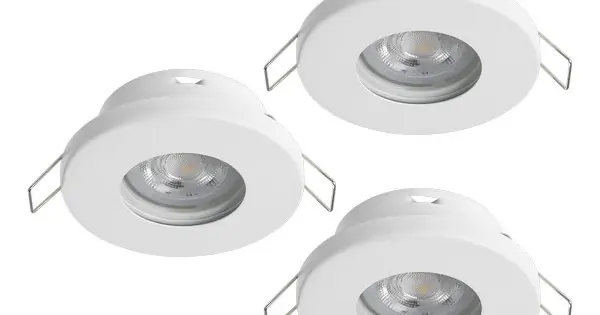 Árcsökkenés Eglo Favazzina fehér fürdőszobai mennyezetbe építhető lámpa szett (EG-901759) GU10 3 izzós IP44
