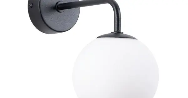 Árcsökkenés Sollux Astral 1 fekete-fehér fali lámpa (SOL-SL.1661) G9 1 izzós IP20