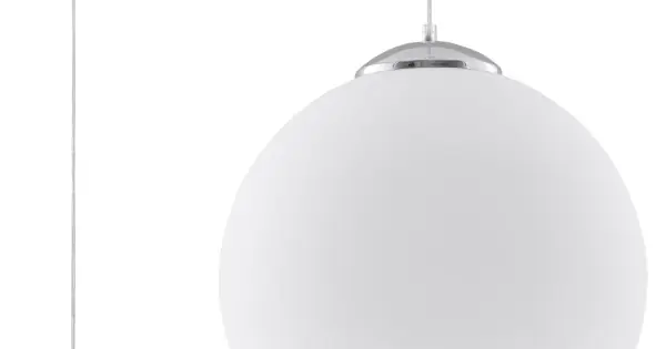Sollux Ugo 30 króm-fehér függesztett lámpa (SOL-SL.0264) E27 1 izzós IP20 Népszerű
