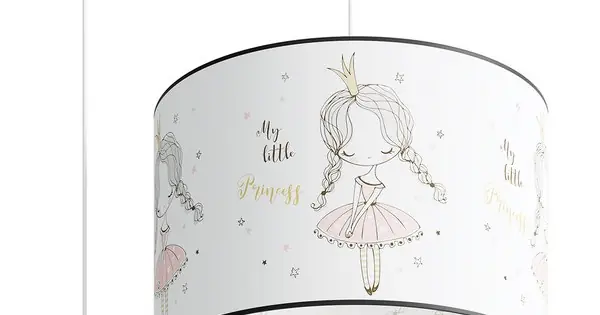 Expressz kézbesítés Sollux Princess 40 fehér-színes gyerek függesztett lámpa (SOL-SL.1415) E27 1 izzós IP20