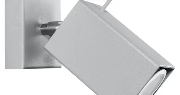 Expressz szállítás Sollux Merida szürke falikar (SOL-SL.0455) GU10 1 izzós IP20