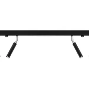 Vedd meg online Sollux Eyetech 6 fekete mennyezeti lámpa (SOL-SL.0901) G9 6 izzós IP20