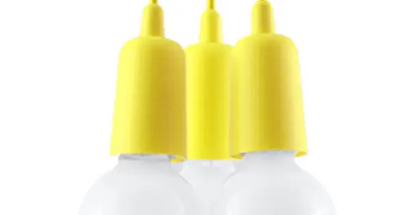 Sollux Diego 3 sárga függesztett lámpa (SOL-SL.0579) E27 3 izzós IP20 Árcsökkenés