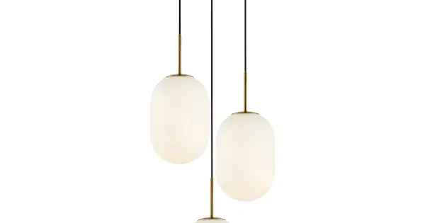 Milagro Alias arany-fehér függesztett lámpa (MIL-ML0315) E14 3 izzós IP20 Outlet