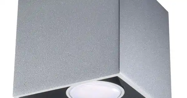 Olcsóbb Sollux Quad 1 szürke mennyezeti lámpa (SOL-SL.0024) GU10 1 izzós IP20