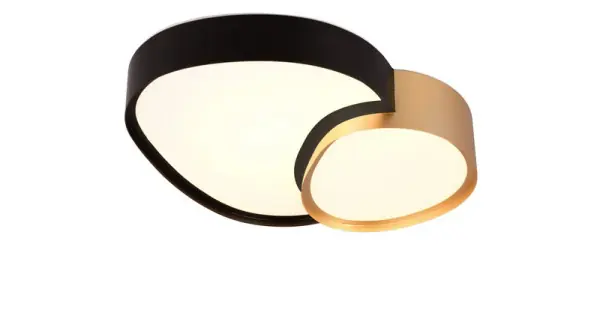 Trio Rise fekete-arany LED mennyezeti lámpa (TRI-647510280) LED 1 izzós IP20 Rendeld meg most