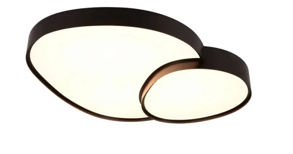 Trio Rise fekete LED mennyezeti lámpa (TRI-647519232) LED 1 izzós IP20 Azonnali szállítás