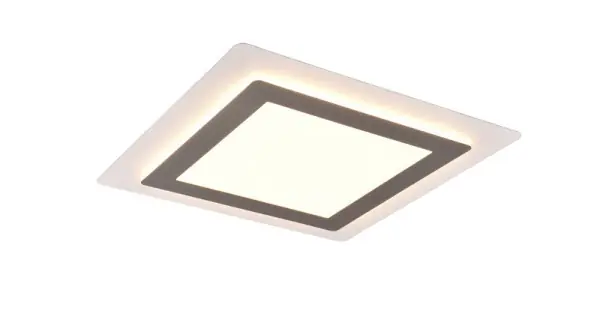 Trio Morgan matt nikkel-szürke LED mennyezeti lámpa (TRI-641510207) LED 1 izzós IP20 Kiárusítás