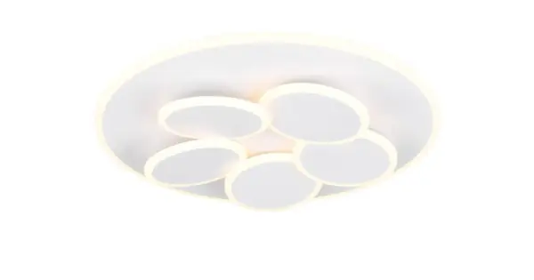 Trio Mandala fehér LED mennyezeti lámpa (TRI-653210631) LED 1 izzós IP20 Olcsó