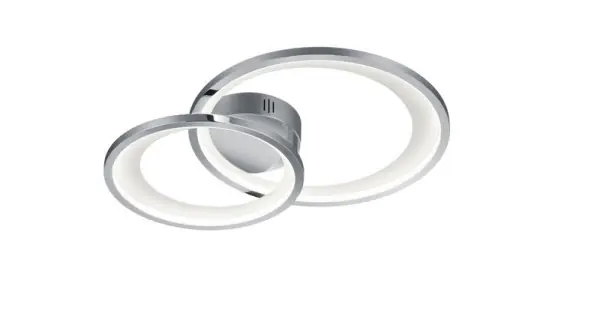 Trio Granada króm-fehér LED mennyezeti lámpa (TRI-673810206) LED 1 izzós IP20 Alacsony ár