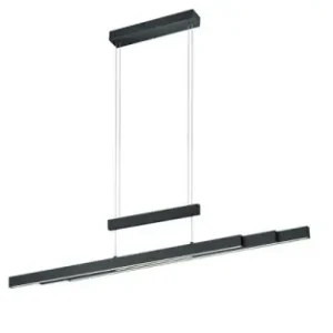 Trio Trajan fekete LED függesztett lámpa (TRI-375310532) LED 1 izzós IP20 Biztonságos fizetés