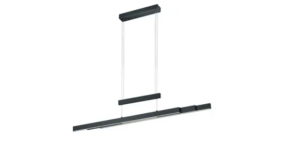 Trio Trajan fekete LED függesztett lámpa (TRI-375310532) LED 1 izzós IP20 Biztonságos fizetés