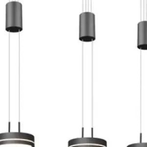 Trio Franklin antracit-fehér LED függesztett lámpa (TRI-326510342) LED 1 izzós IP20 Biztonságos fizetés