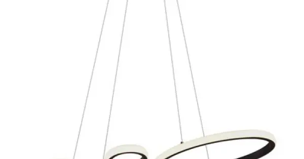 Vedd meg online Trio Fly fekete LED függesztett lámpa (TRI-345619132) LED 1 izzós IP20