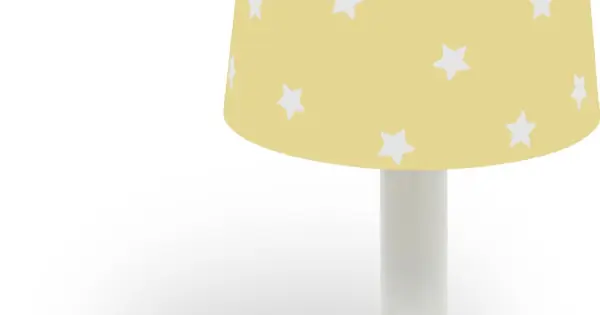 Dalber Star Light fehér-sárga gyerek asztali lámpa (DA-82211A) E14 1 izzós IP20 Akciós ár
