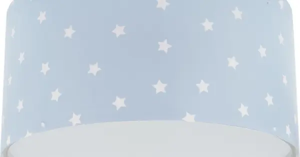 Dalber Star Light fehér-kék gyerek mennyezeti lámpa (DA-82216T) E27 2 izzós IP20 Legnépszerűbb