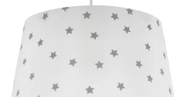 Dalber Star Light fehér gyerek függesztett lámpa (DA-82212B) E27 1 izzós IP20 Expressz szállítás