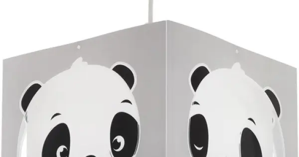 Dalber Panda kék-fekete-fehér gyerek függesztett lámpa (DA-63162T) E27 1 izzós IP20 Olcsóbb