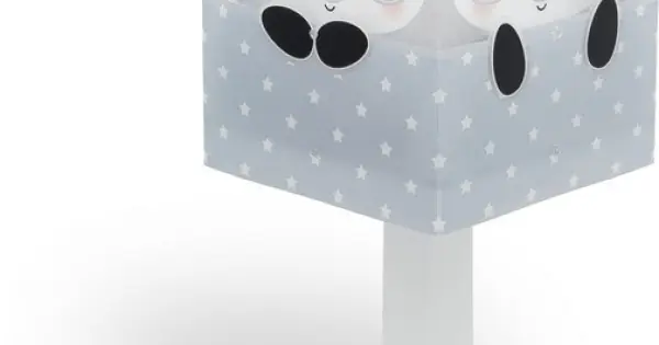 Dalber Panda kék-fekete-fehér gyerek asztali lámpa (DA-63161T) E14 1 izzós IP20 Árengedmény