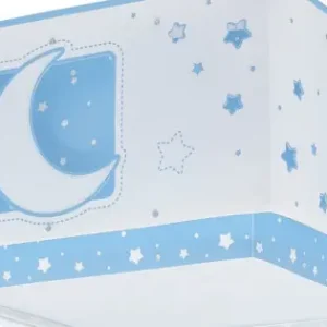Dalber Moonlight fehér-kék gyerek mennyezeti lámpa (DA-63236T) E27 2 izzós IP20 Ne maradj le