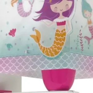 Árcsökkenés Dalber Mermaids fehér-színes gyerek fali lámpa (DA-63449) E27 1 izzós IP20