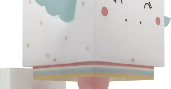 Árcsökkenés Dalber Little Unicorn fehér-kék gyerek fali lámpa (DA-64599) E27 1 izzós IP20