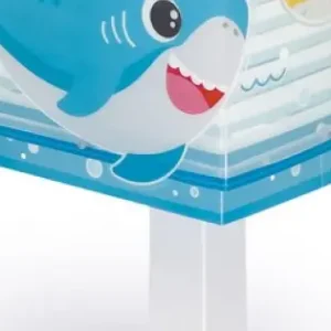 Bestseller Dalber Little Shark fehér-kék gyerek asztali lámpa (DA-63471) E14 1 izzós IP20