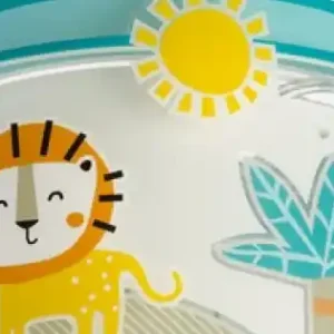 Dalber My Little Jungle fehér-kék gyerek függesztett lámpa (DA-76112) E27 1 izzós IP20 Népszerű