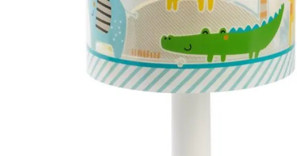 Ajánlat Dalber My Little Jungle fehér-kék gyerek asztali lámpa (DA-76111) E14 1 izzós IP20