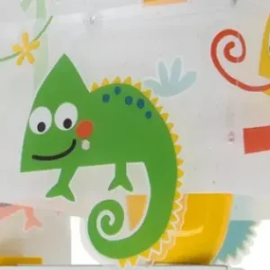 Vedd meg online Dalber Happy Jungle fehér-színes gyerek fali lámpa (DA-63319) E27 1 izzós IP20