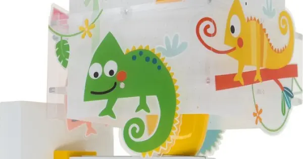 Vedd meg online Dalber Happy Jungle fehér-színes gyerek fali lámpa (DA-63319) E27 1 izzós IP20