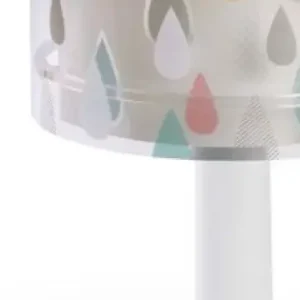 Prémium Dalber Color Rain fehér-színes gyerek asztali lámpa (DA-41431) E14 1 izzós IP20