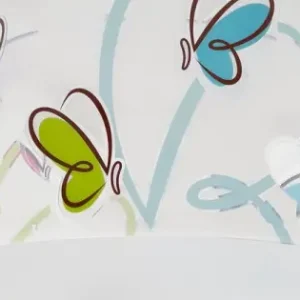 Azonnali szállítás Dalber Butterfly fehér-színes gyerek mennyezeti lámpa (DA-62146) E27 2 izzós IP20