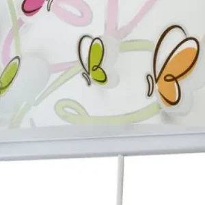 Legkelendőbb Dalber Butterfly fehér-színes gyerek fali lámpa (DA-62148) E27 1 izzós IP20