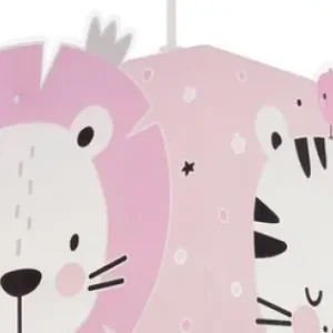 Dalber Baby Jungle rózsaszín-fehér gyerek függesztett lámpa (DA-63112S) E27 1 izzós IP20 Legjobb ár
