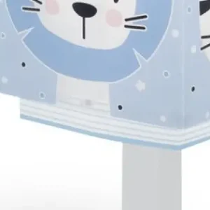 Dalber Baby Jungle fehér-kék gyerek asztali lámpa (DA-63111T) E14 1 izzós IP20 Szuper ajánlat
